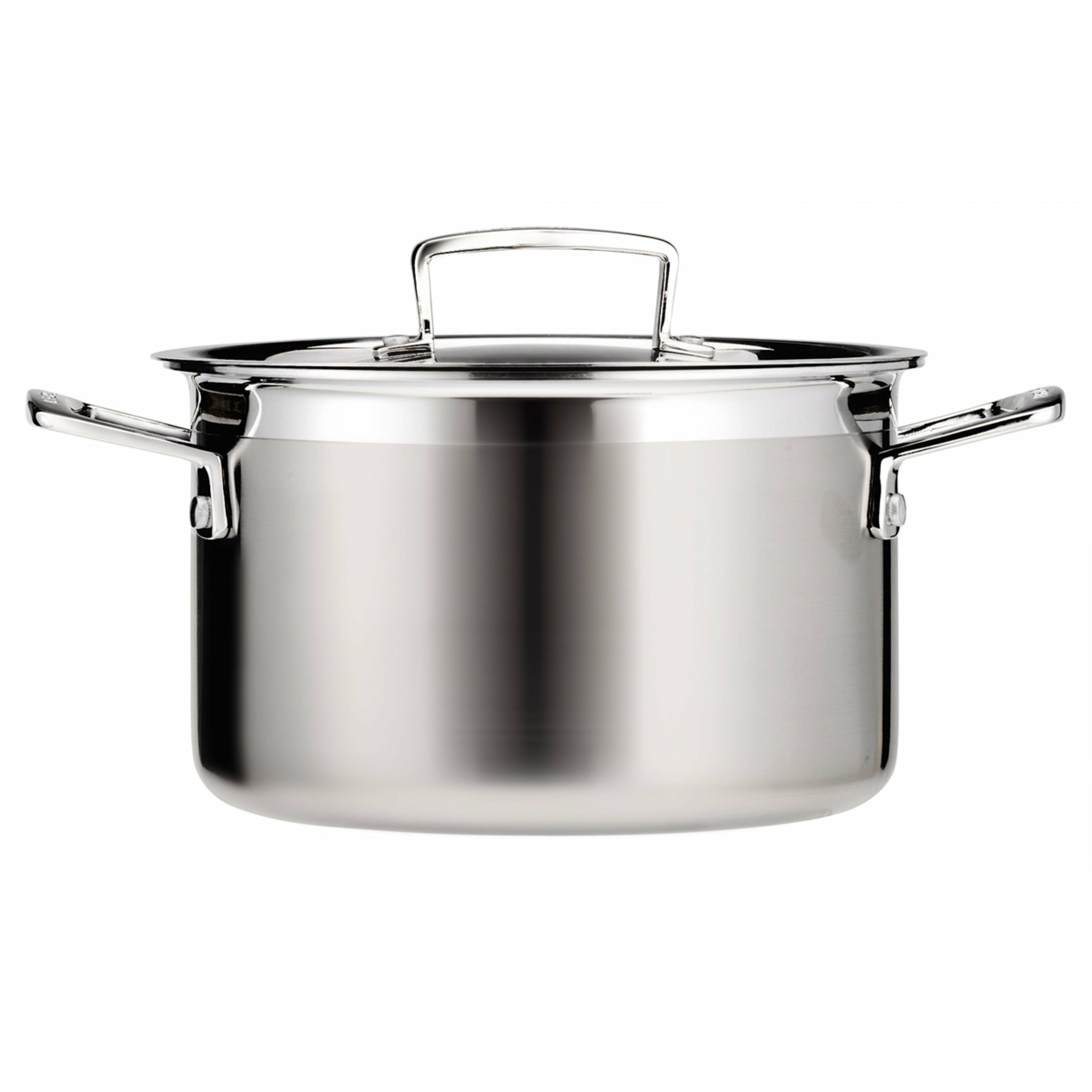 Le Creuset 3 Ply Stainless Steel Deep Casserole 4 L, 20 Cm