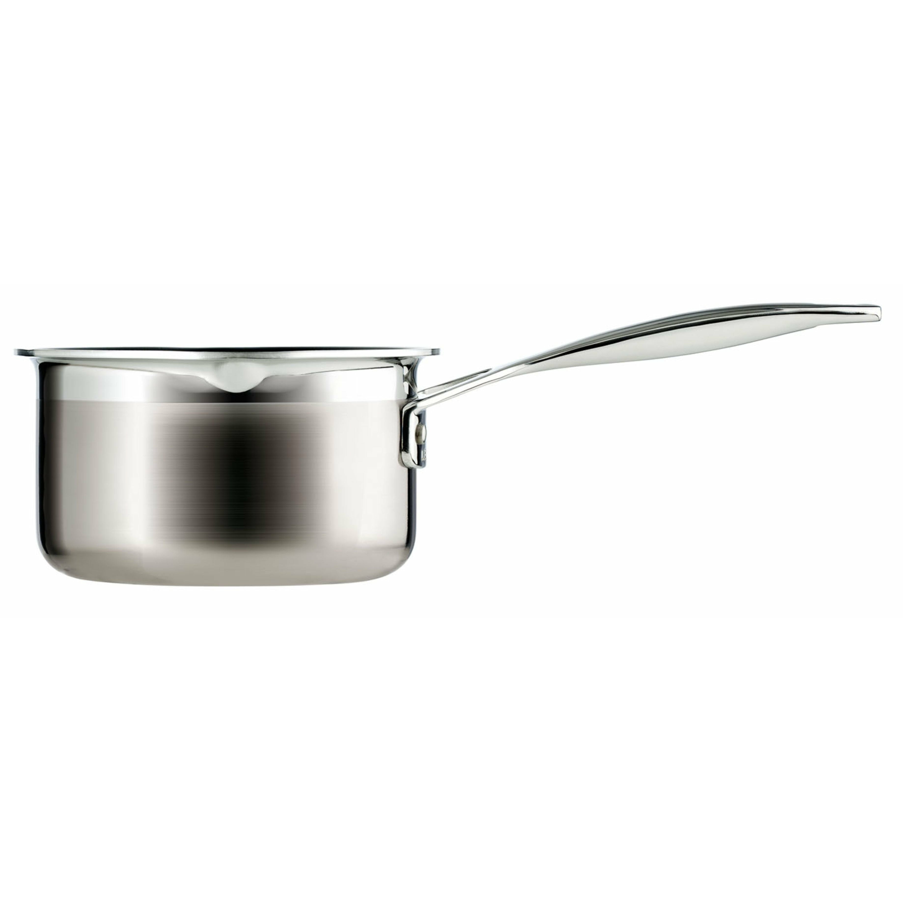 Le Creuset 3 Ply Stainless Steel Non Stick Milk Pan 1.3 L, 14 Cm