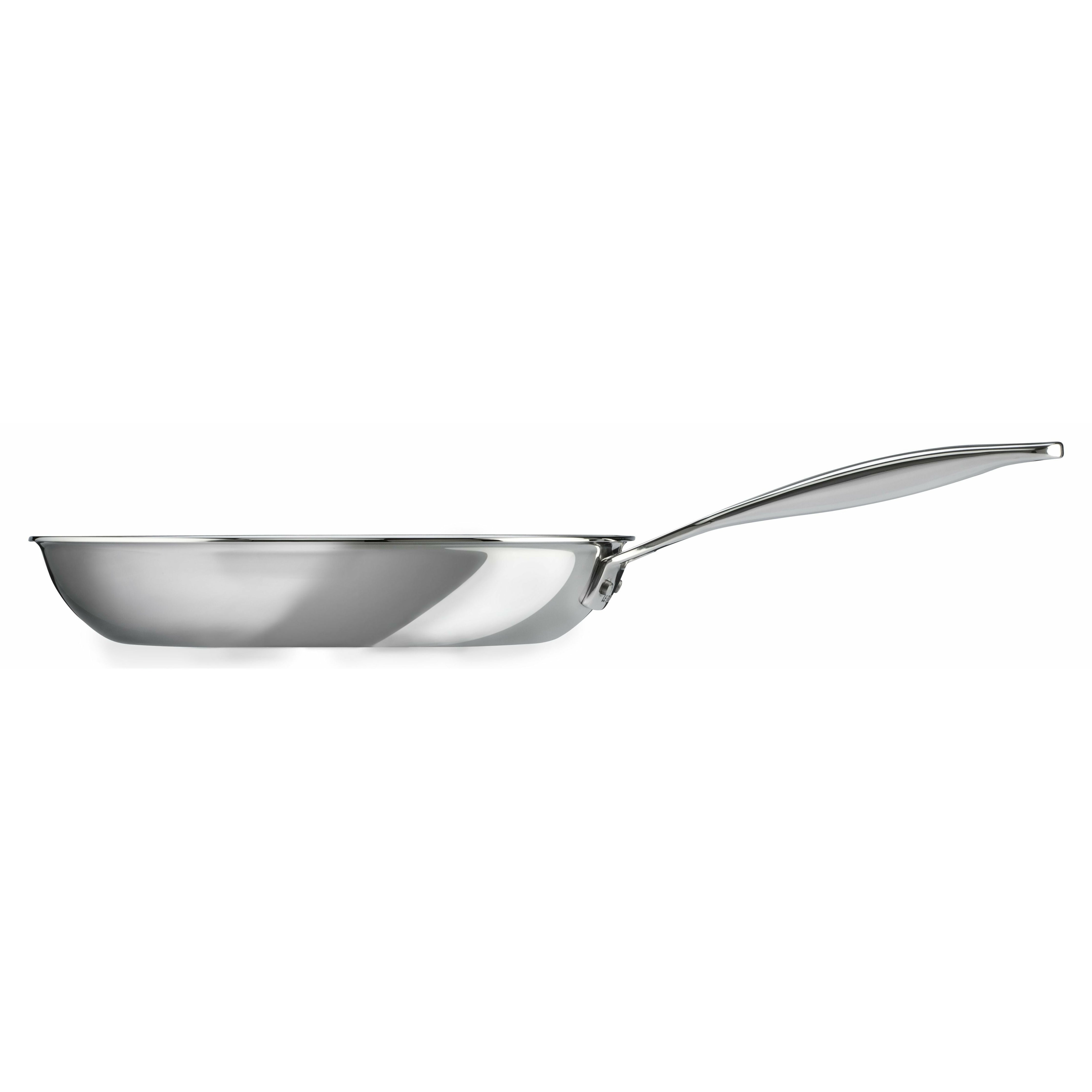 Le Creuset Signature Stainless Steel Uncoated Shallow Frying Pan, 20 Cm