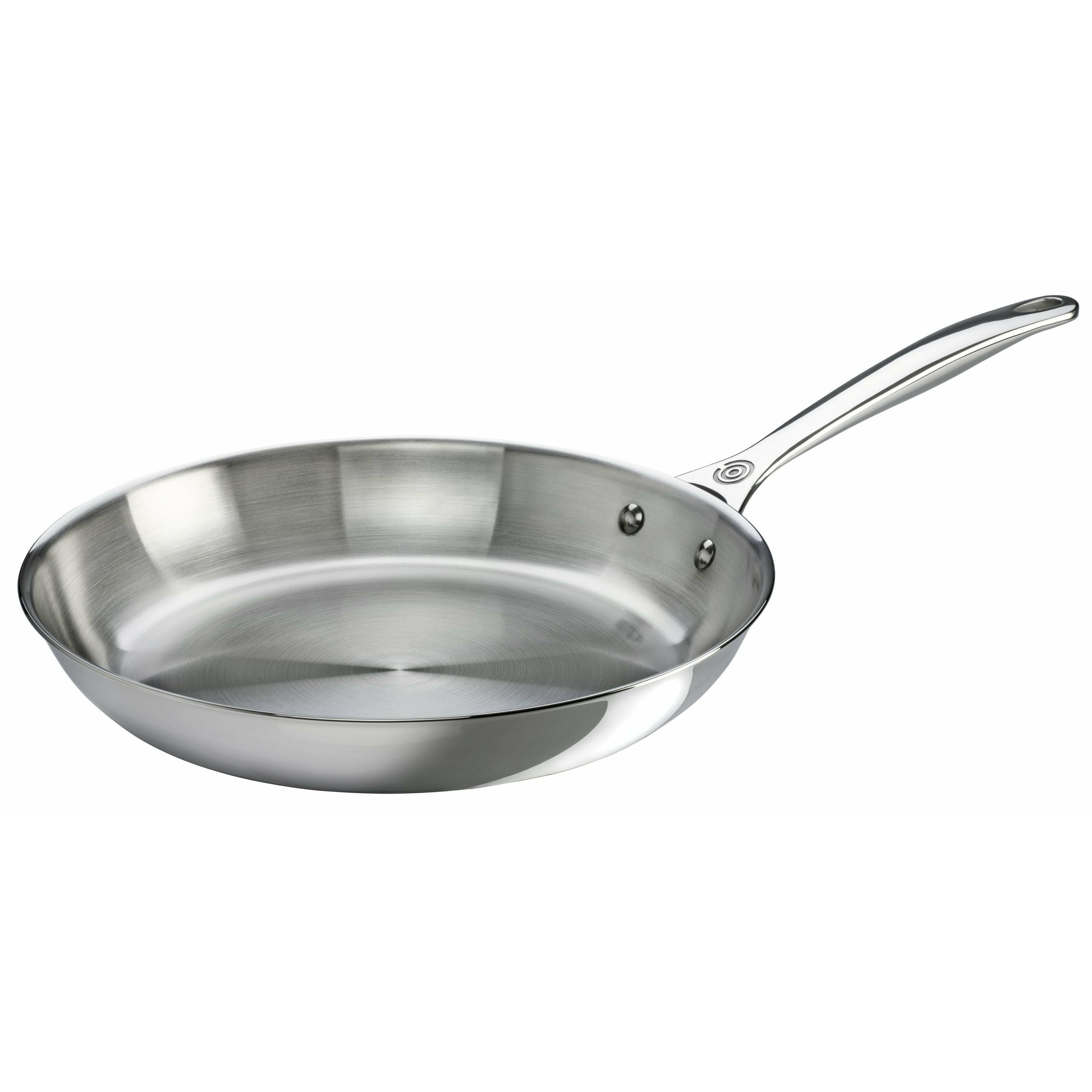 Le Creuset Signature Stainless Steel Uncoated Frying Pan, 26 Cm