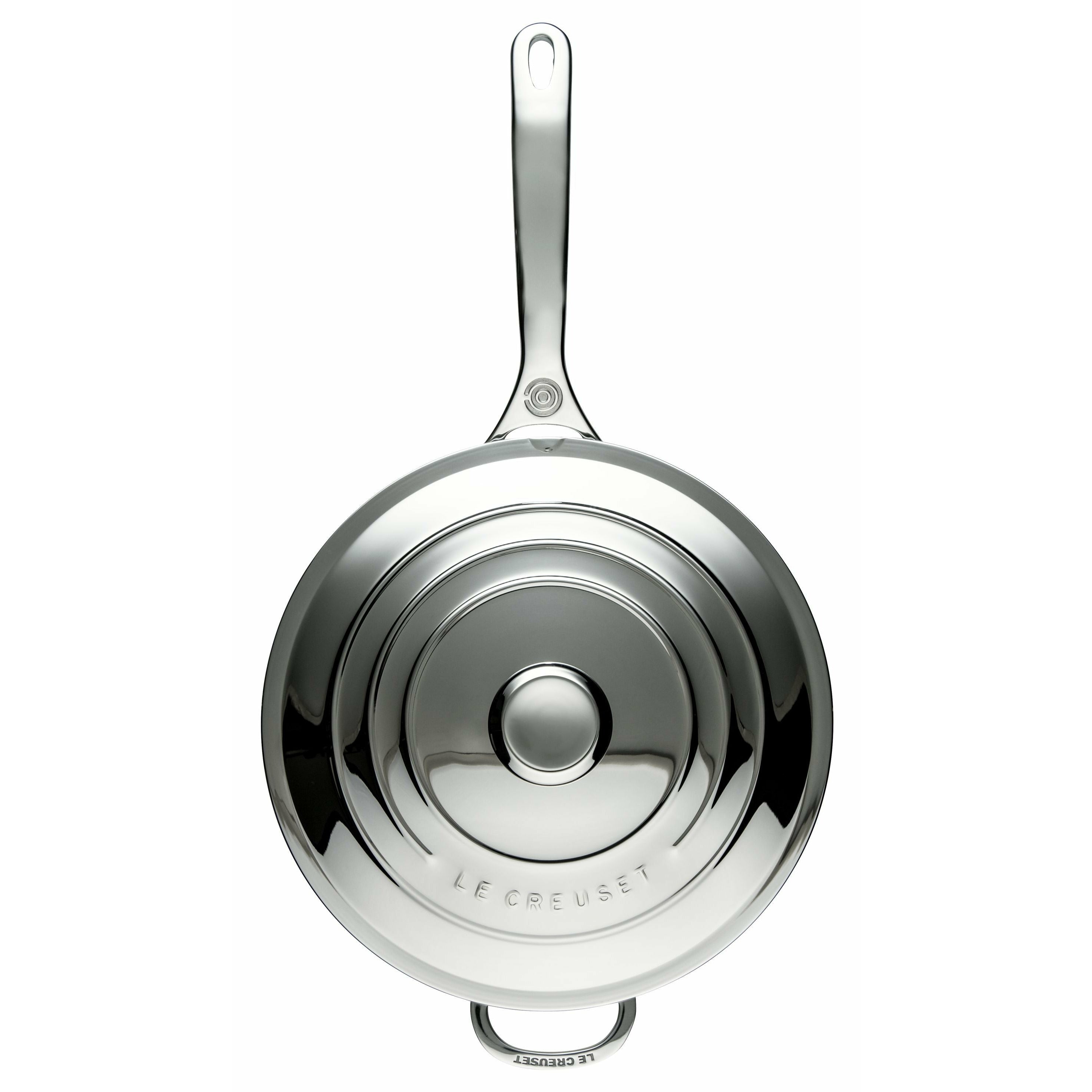 Le Creuset Signature Stainless Steel Saucepan 3.8 L With Lid & Helper Handle