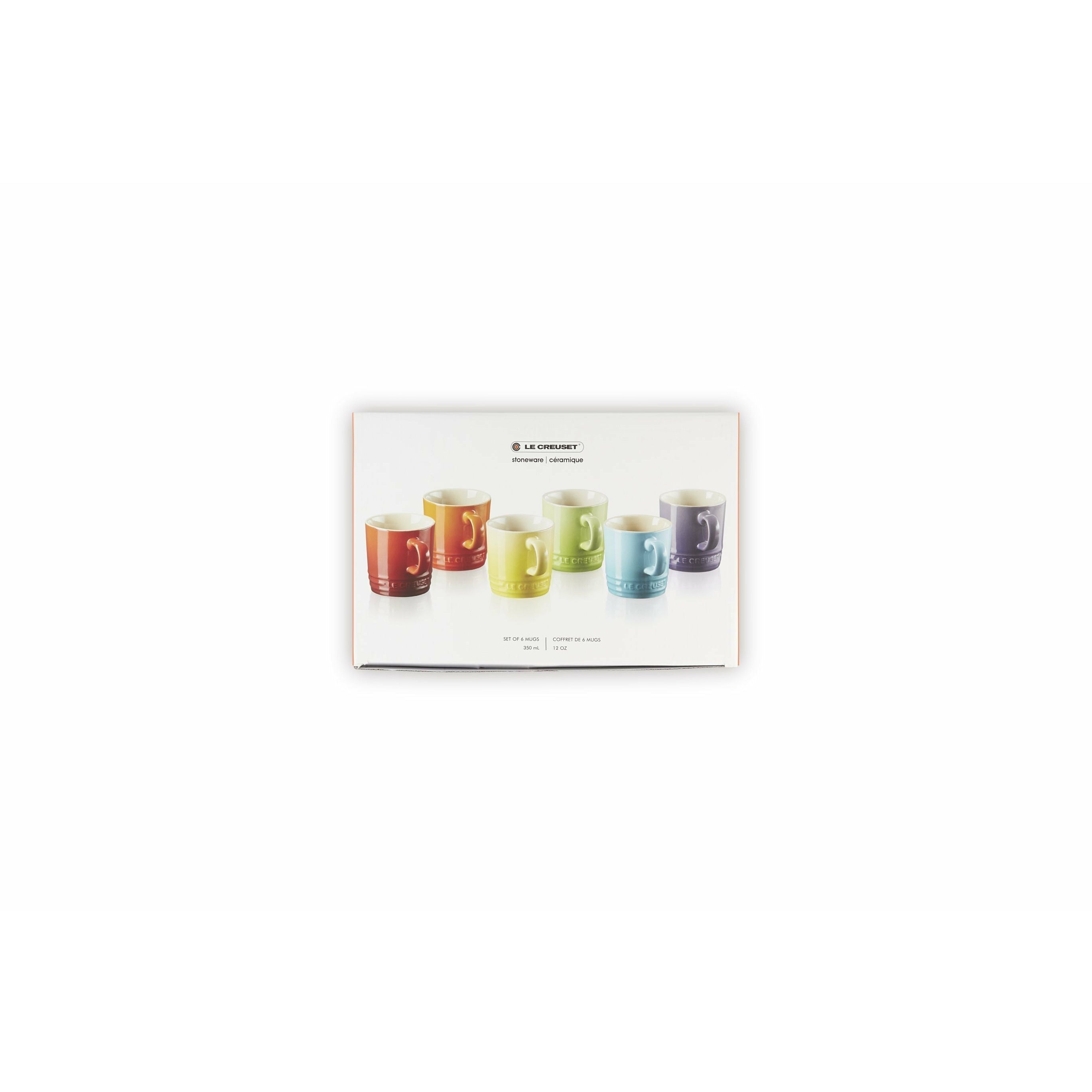 Le Creuset Mug 350 Ml Set Of 6 Rainbow, 350 Ml