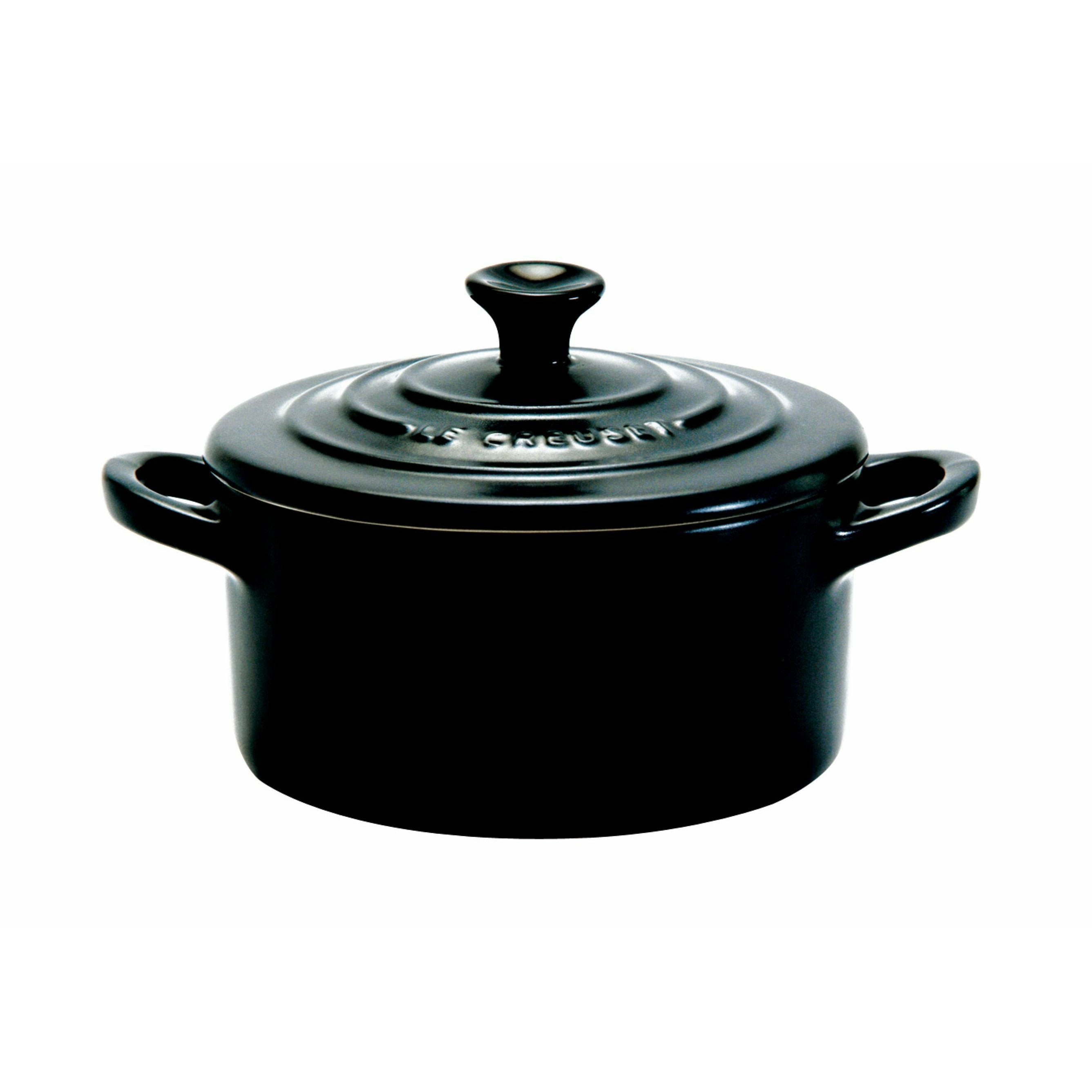 Le Creuset Mini Cocotte 10 Cm, Glossy Black