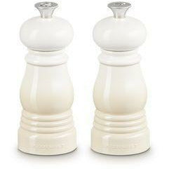 Le Creuset Mini Salt And Pepper Mills Set 12,5 Cm, Meringue