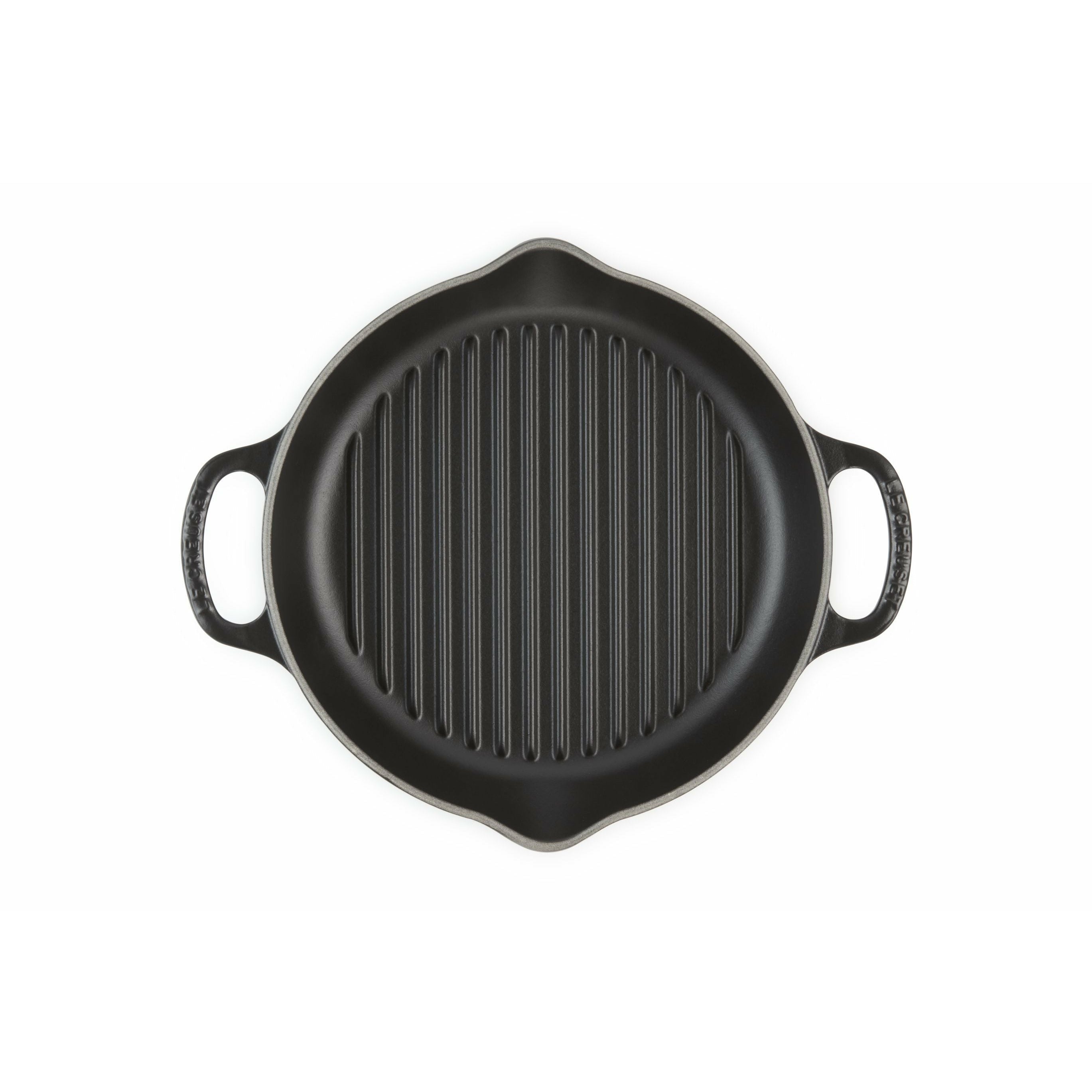 Le Creuset Nature High Round Grill Pan 25 Cm, Black