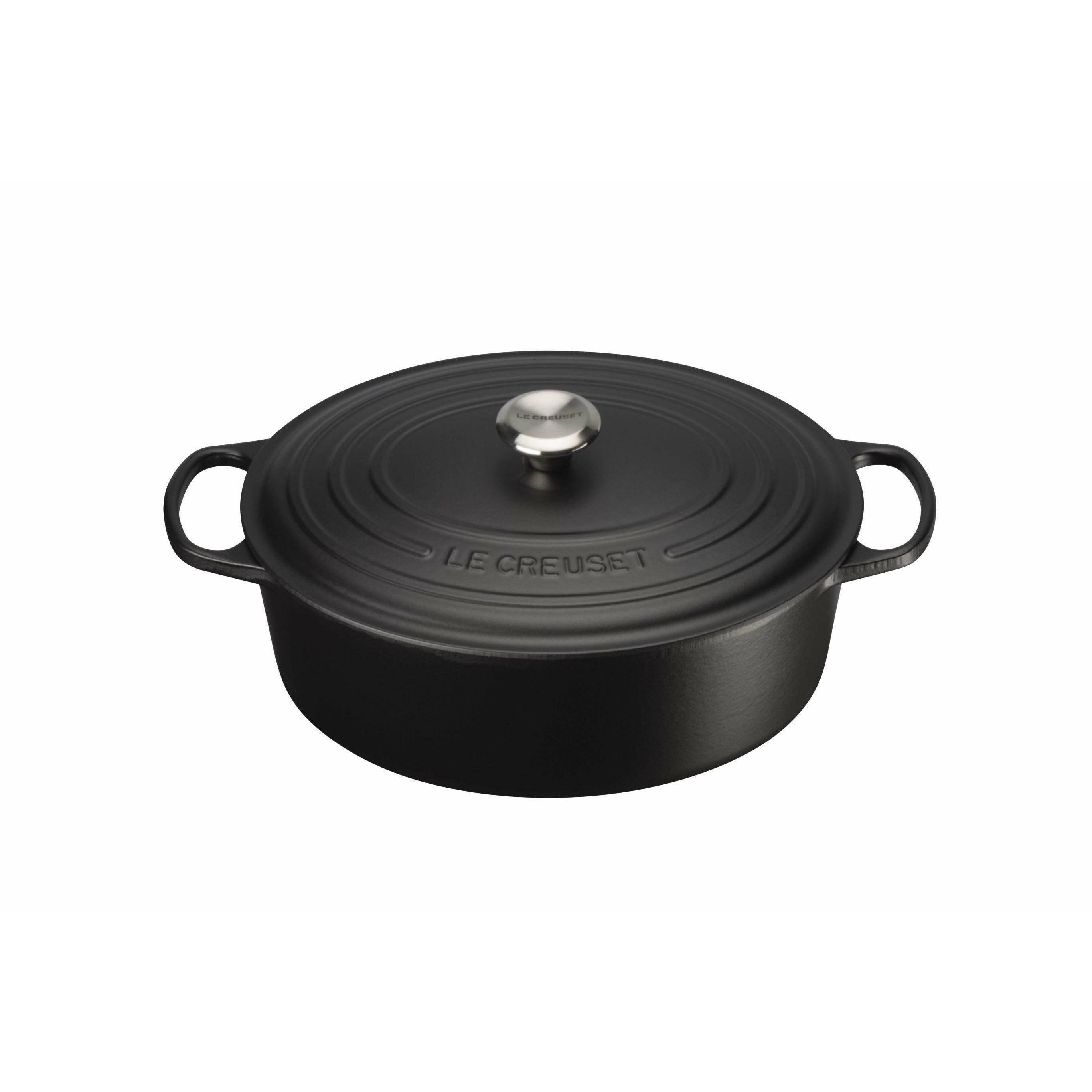 Le Creuset Signature Oval Roaster 33 Cm, Black