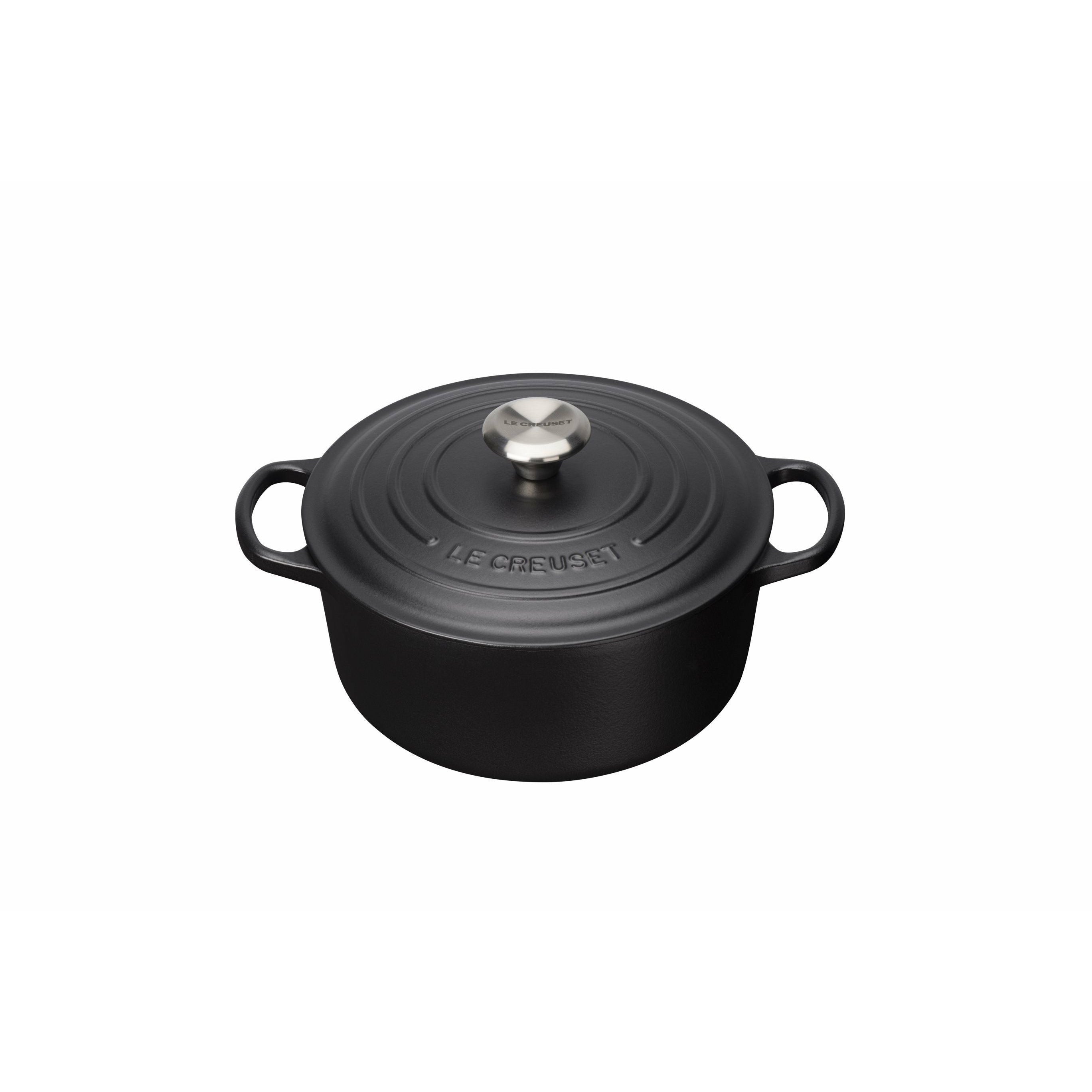 Le Creuset Signature Round Roaster 20 Cm, Black