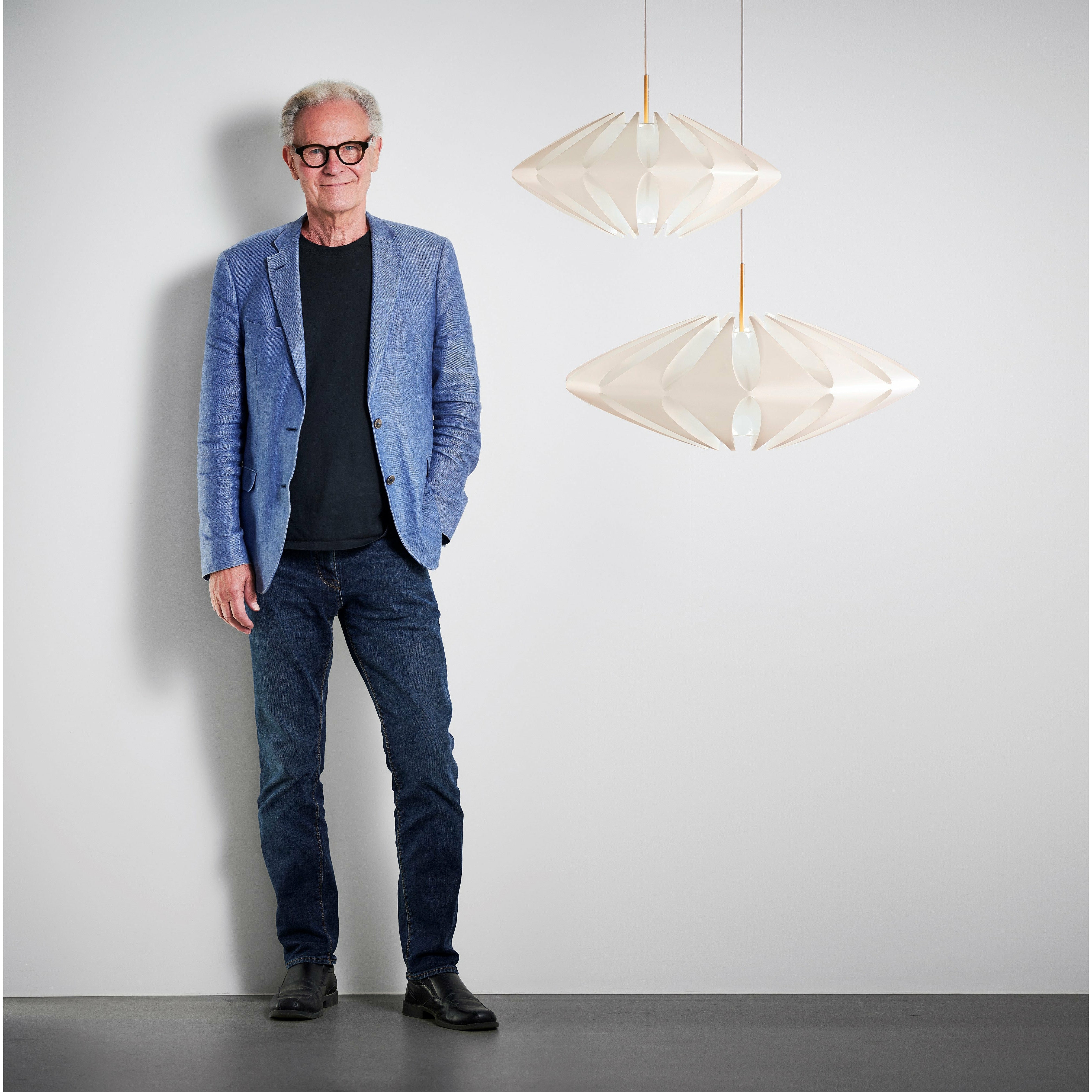 Le Klint Galaxy Suspension Lamp With Brass Suspension, ø70 Cm