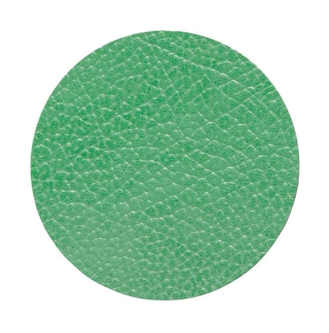 Lind Dna Circle Glass Coaster Hippo Leather, Forest Green