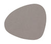 Lind Dna Curve Glass Coaster Serene Leather, Ash Grey