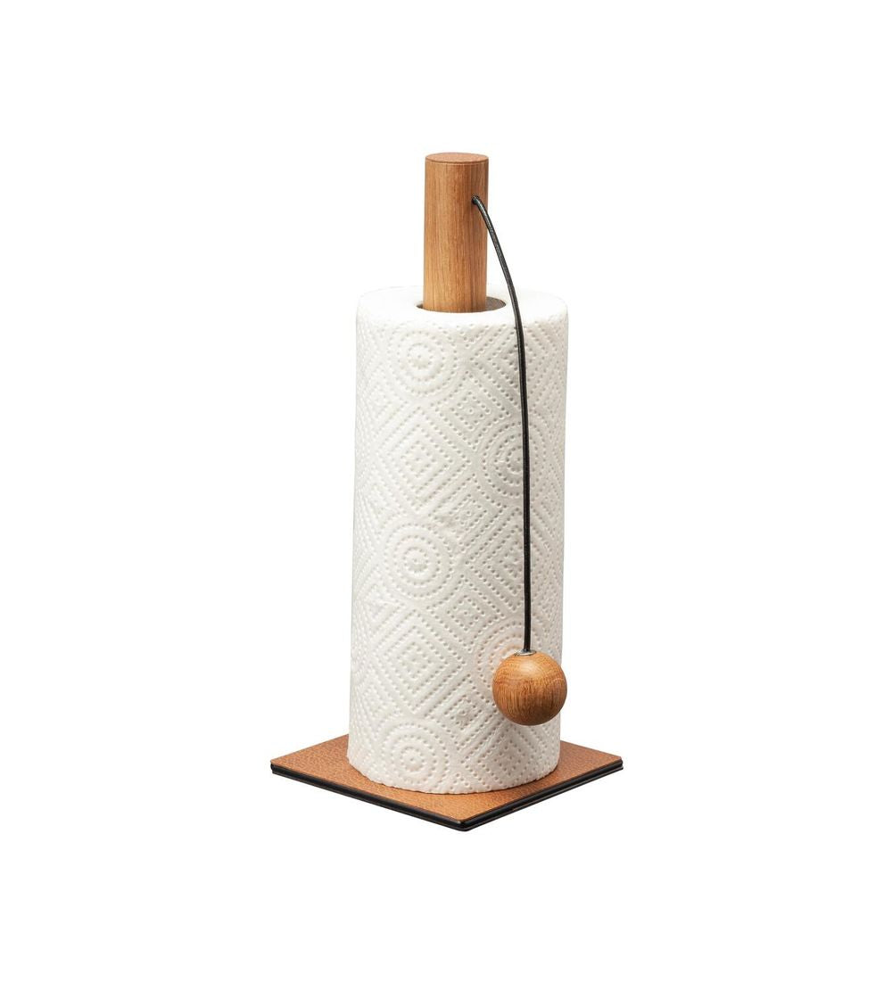 Lind Dna Spring Kitchen Roll Holder Bull Leather, Natural