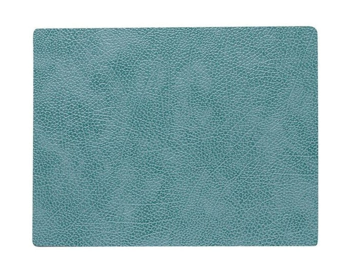 Lind Dna Square Placemat Hippo Leather M, Pastel Green