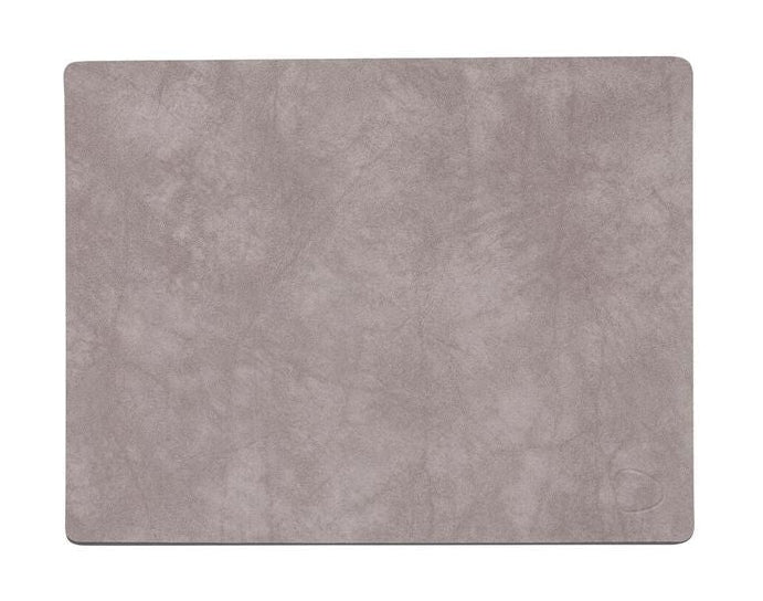 Lind Dna Square Placemat Nupo Leather M, Nomad Grey