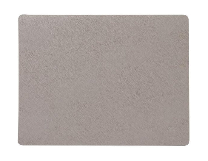 Lind Dna Square Placemat Serene Leather M, Ash Grey