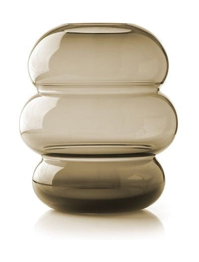 Malling Living Soft Shape Vase, Smoked Glass