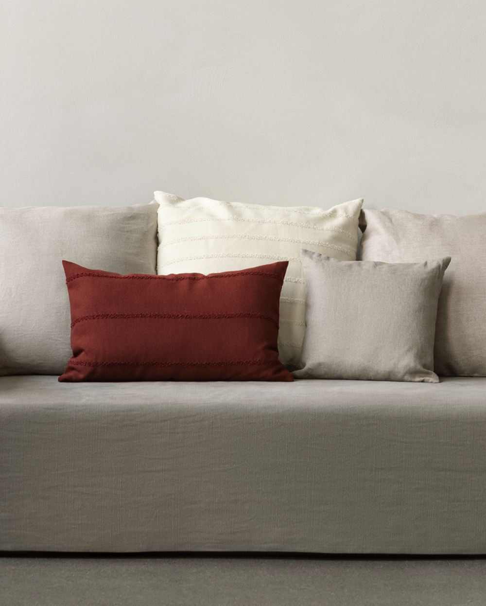 Audo Copenhagen Mimoides Cushion 40x40 Cm, Burnt Siena