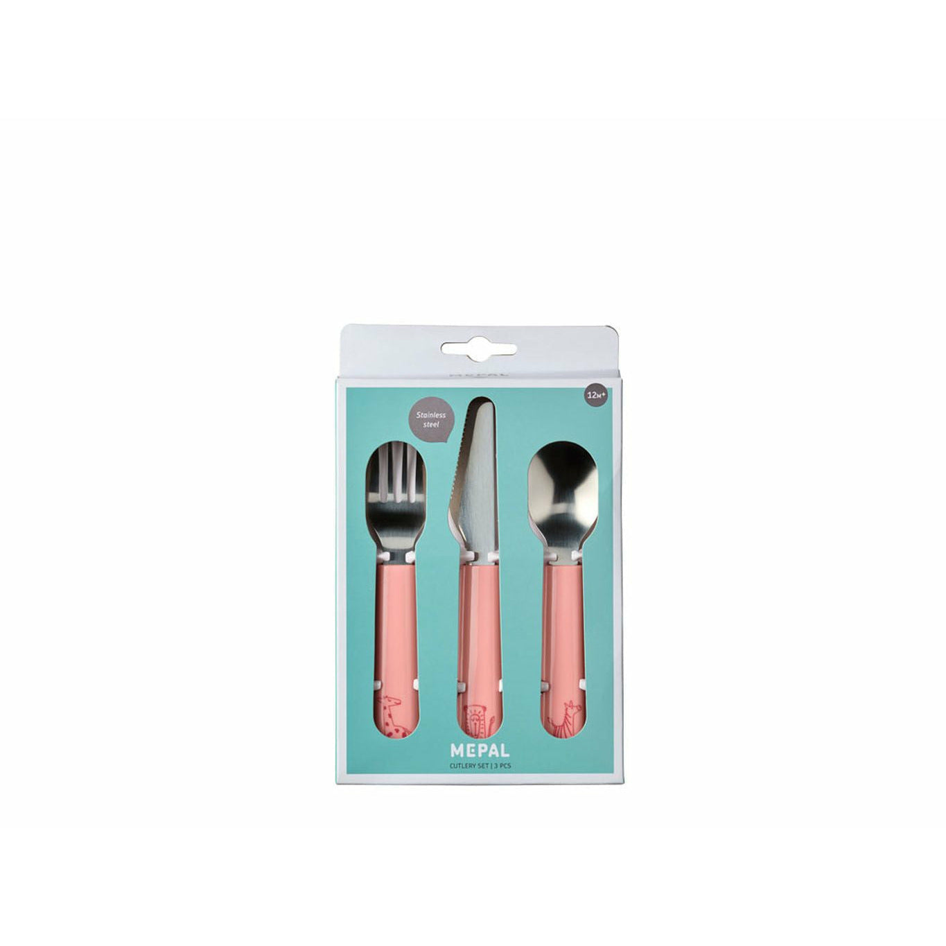 Mepal Mio Children's Cutlery Set 3 Pcs, Pink