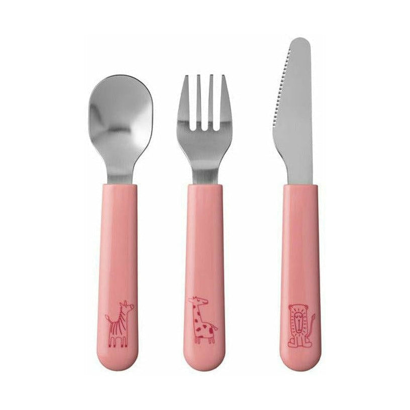 Mepal Mio Children's Cutlery Set 3 Pcs, Pink