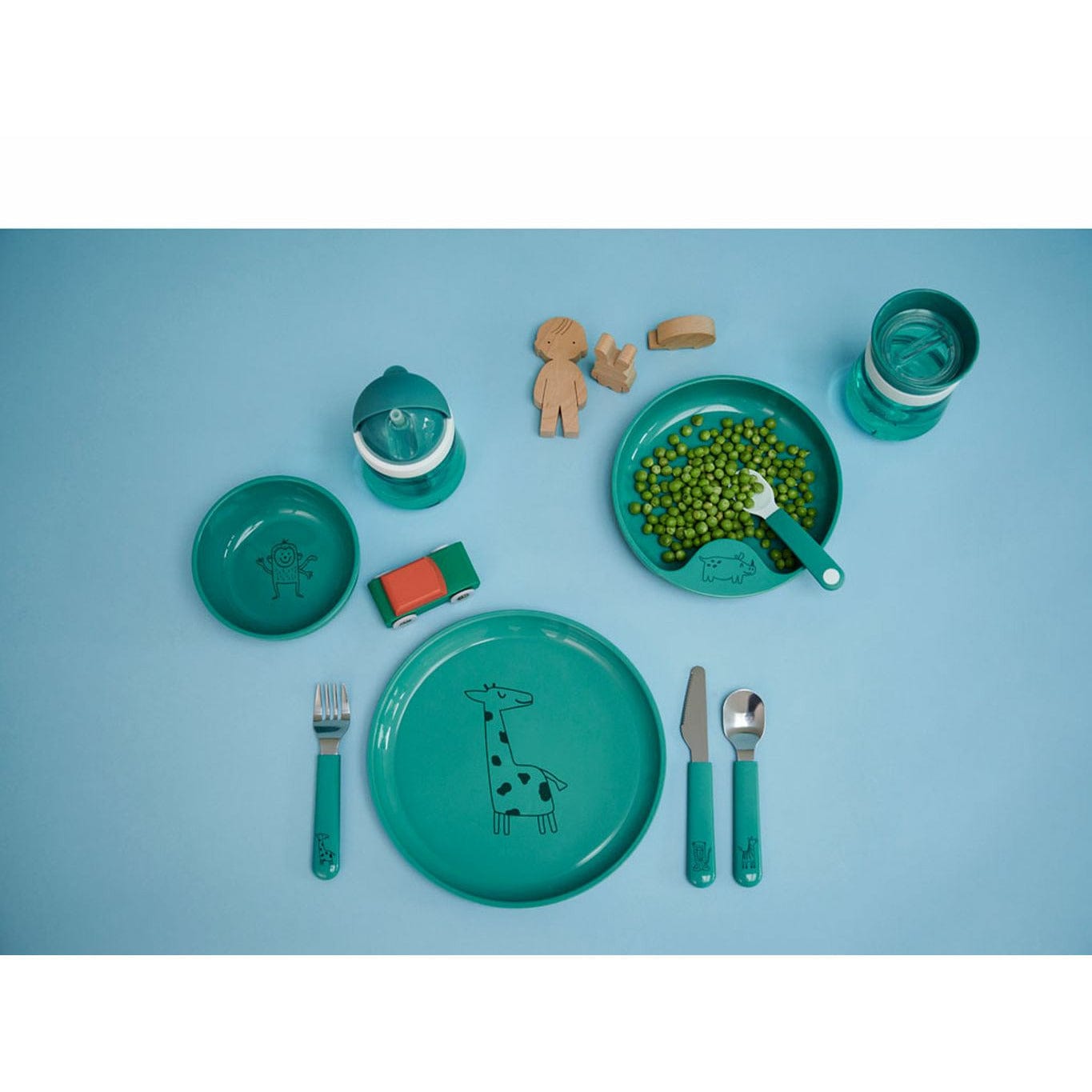 Mepal Mio Children's Bowl, Turquoise