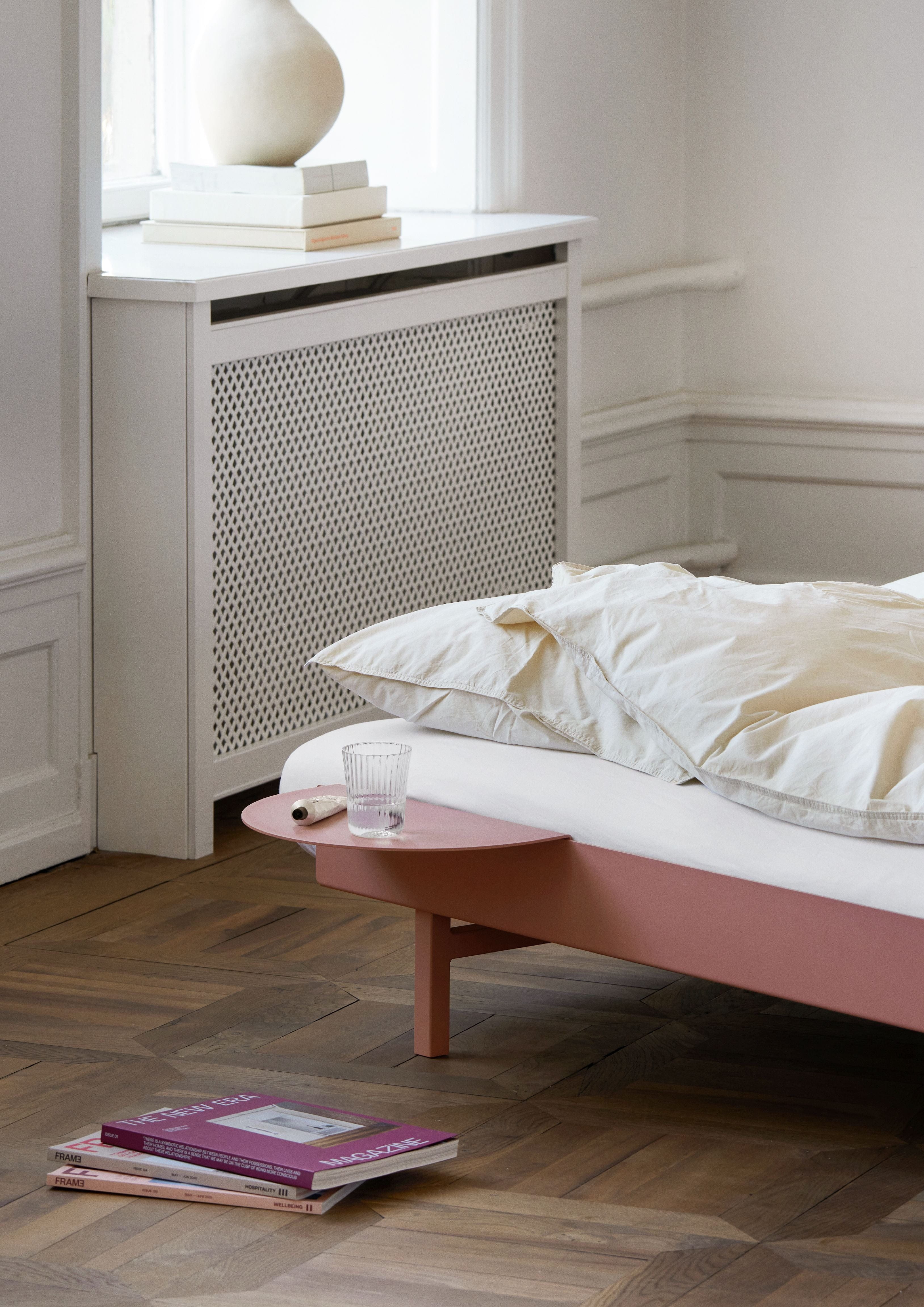 Moebe Bed 90 180 Cm, Dusty Rose