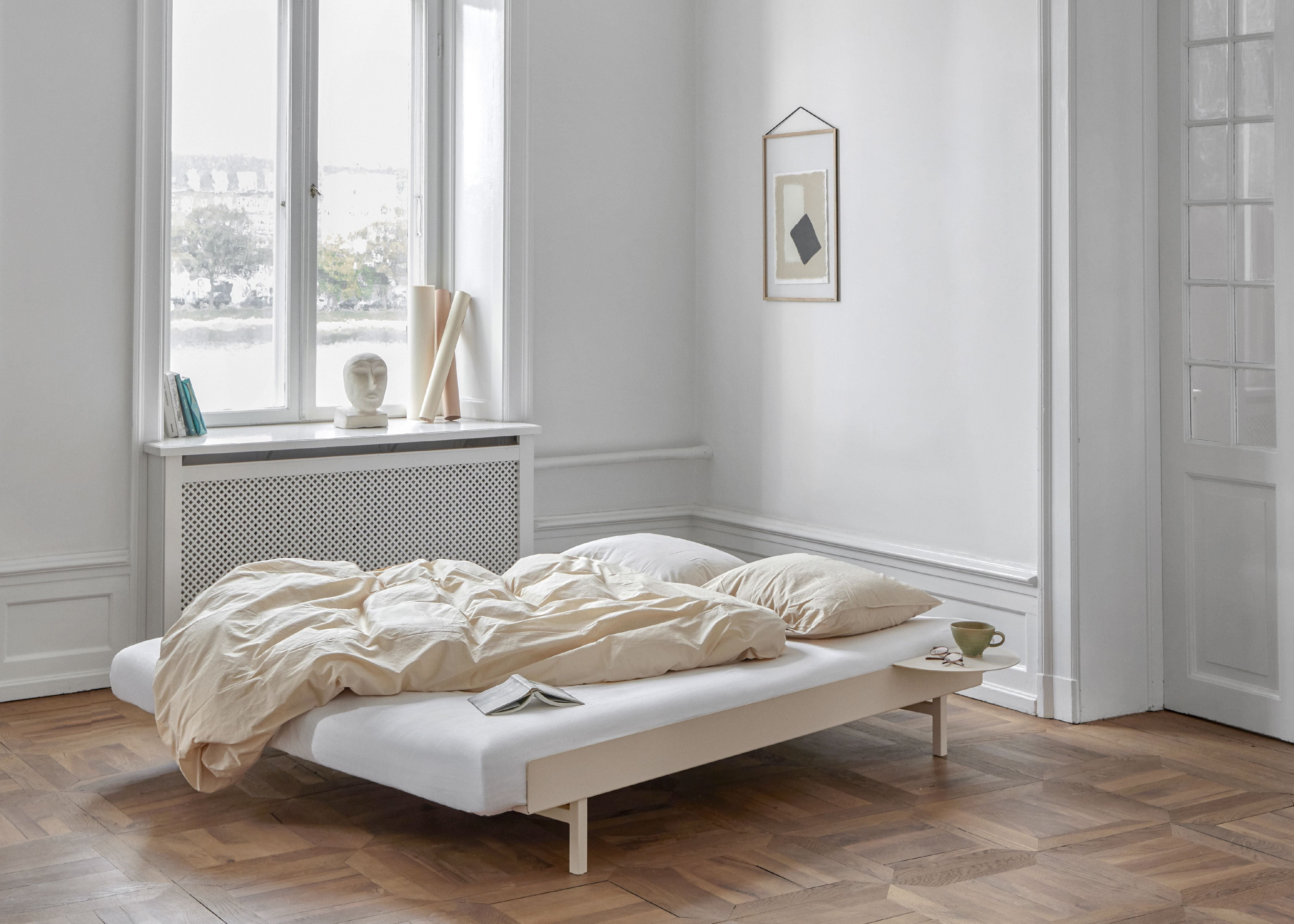 Moebe Bed 90 180 Cm, Sand