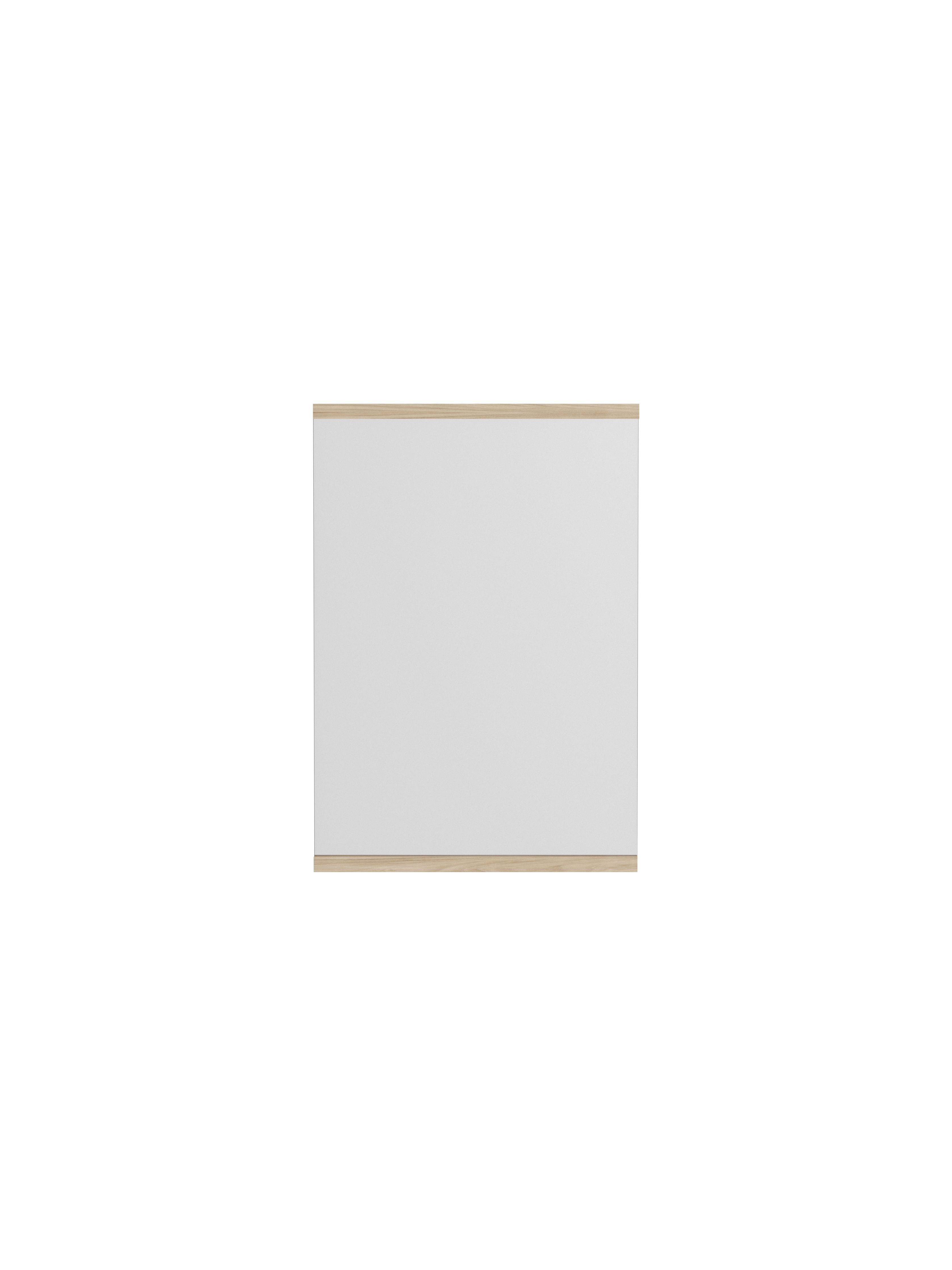 Moebe Rectangular Wall Mirror 43,3x30 Cm, Ash