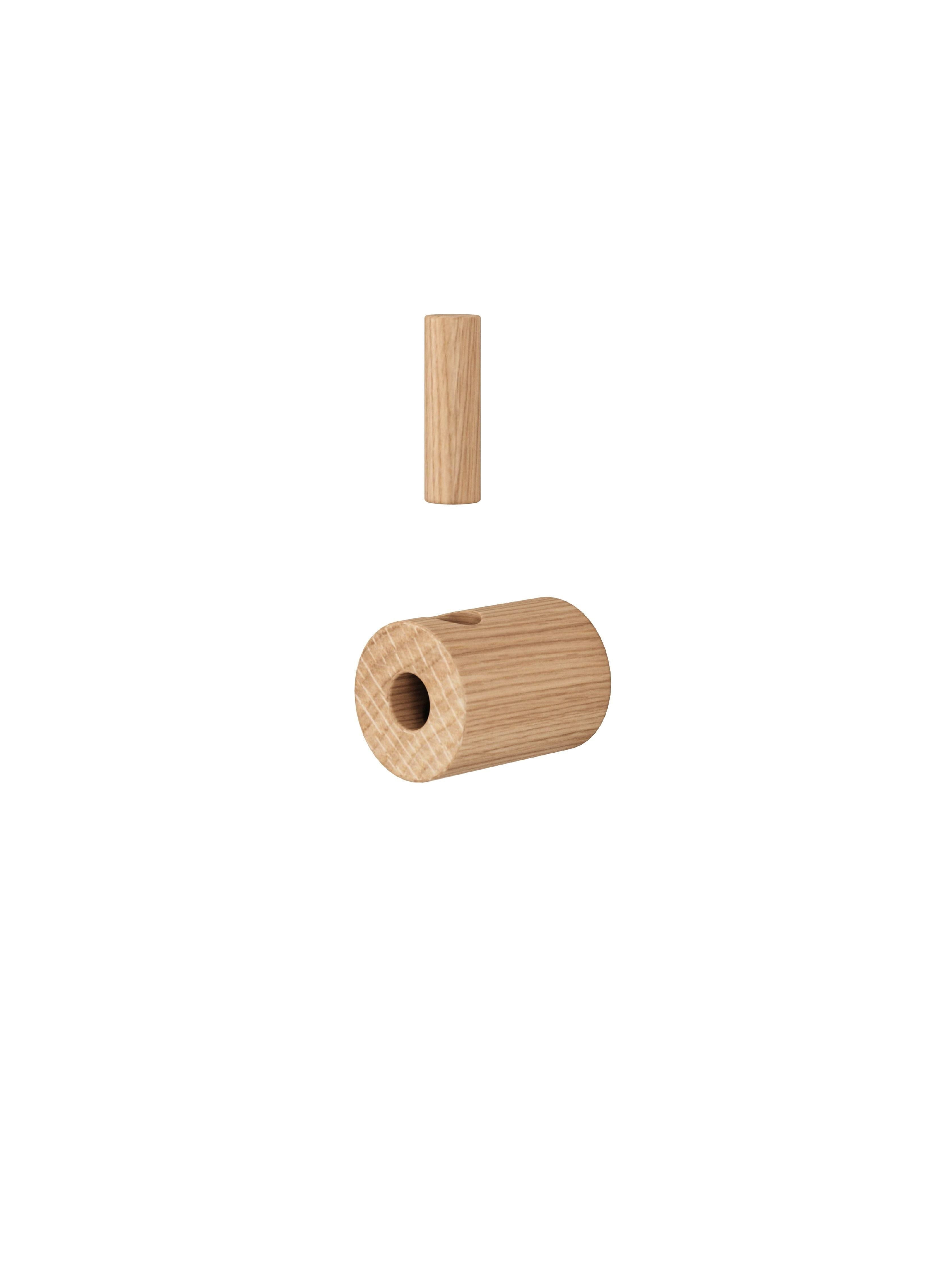 Moebe Wooden Wall Hook, Oak