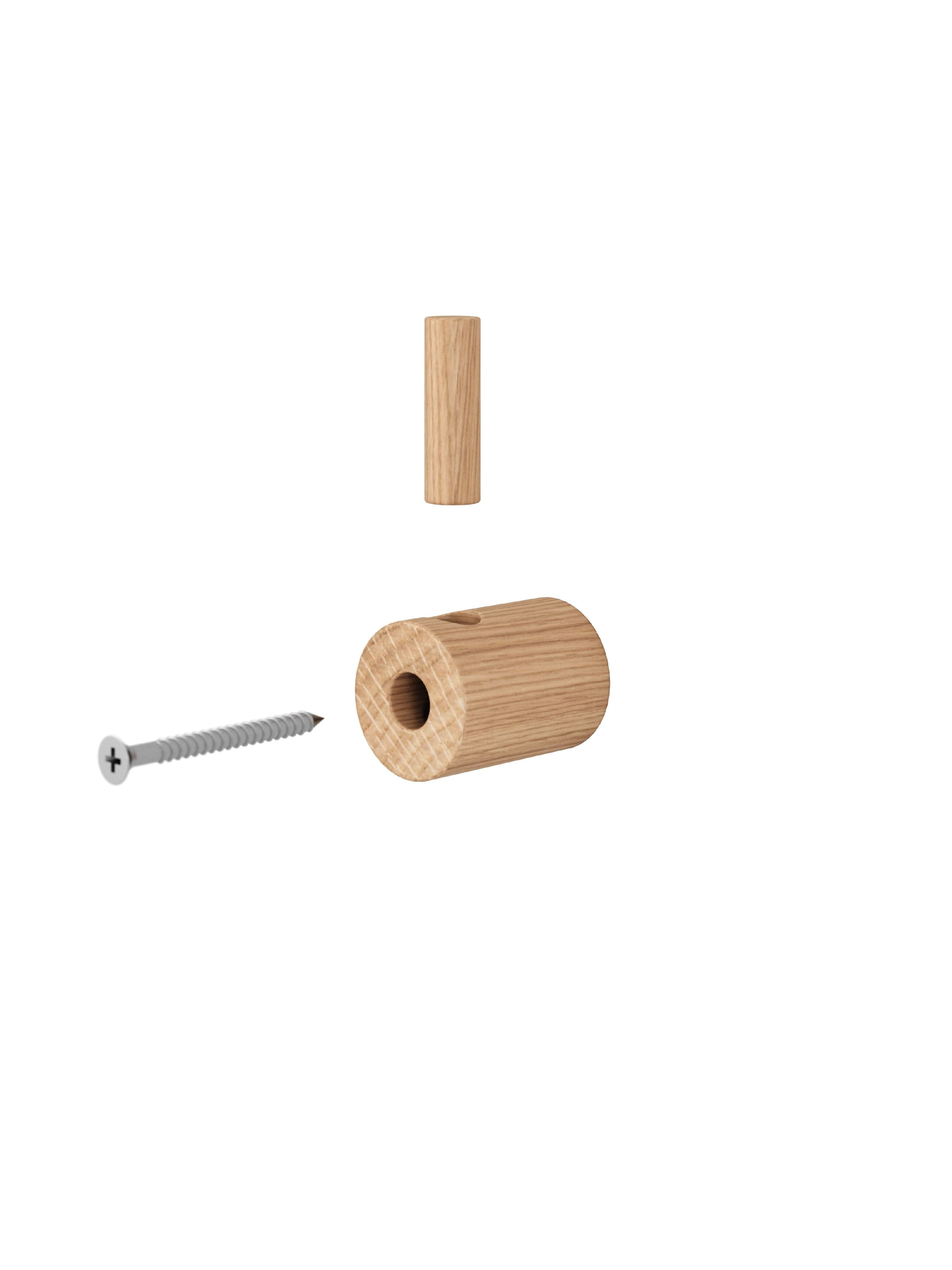 Moebe Wooden Wall Hook, Oak