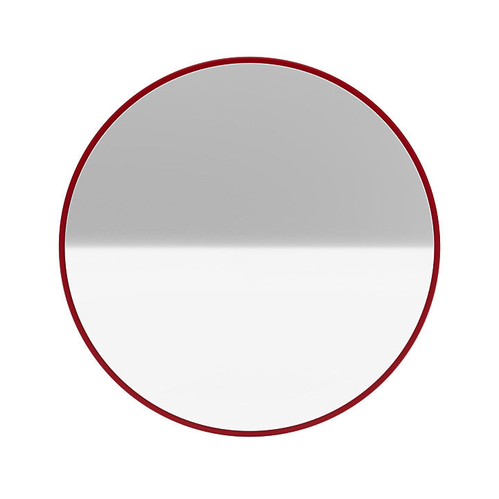 Montana Colour Frame Mirror, Beetroot Red