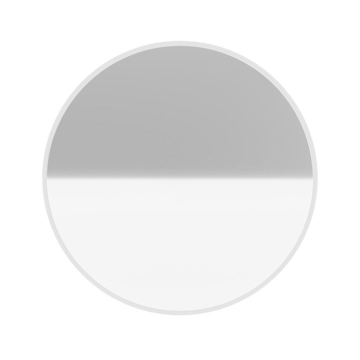 Montana Colour Frame Mirror, New White