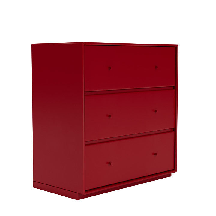 Montana Carry Dresser With 3 Cm Plinth, Beetroot Red