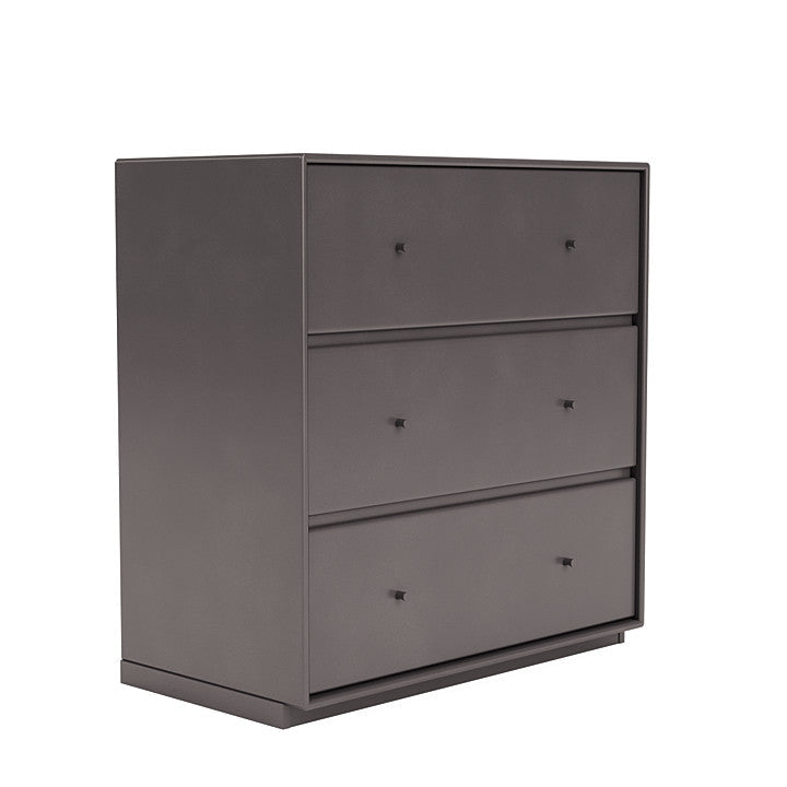 Montana Carry Dresser With 3 Cm Plinth, Coffee Brown