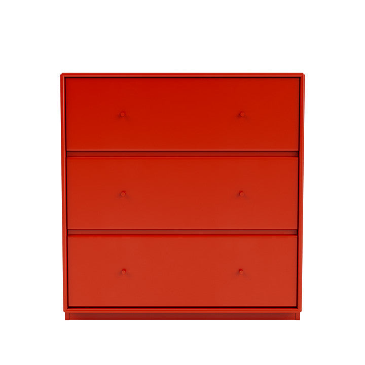 Montana Carry Dresser With 3 Cm Plinth, Rosehip Red