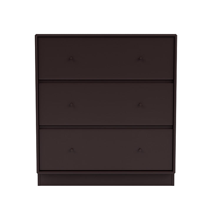 Montana Carry Dresser With 7 Cm Plinth, Balsamic Brown