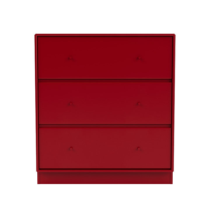 Montana Carry Dresser With 7 Cm Plinth, Beetroot Red