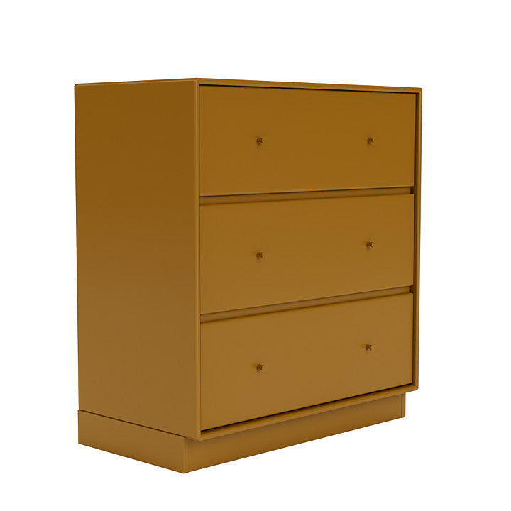 Montana Carry Dresser With 7 Cm Plinth, Amber Yellow