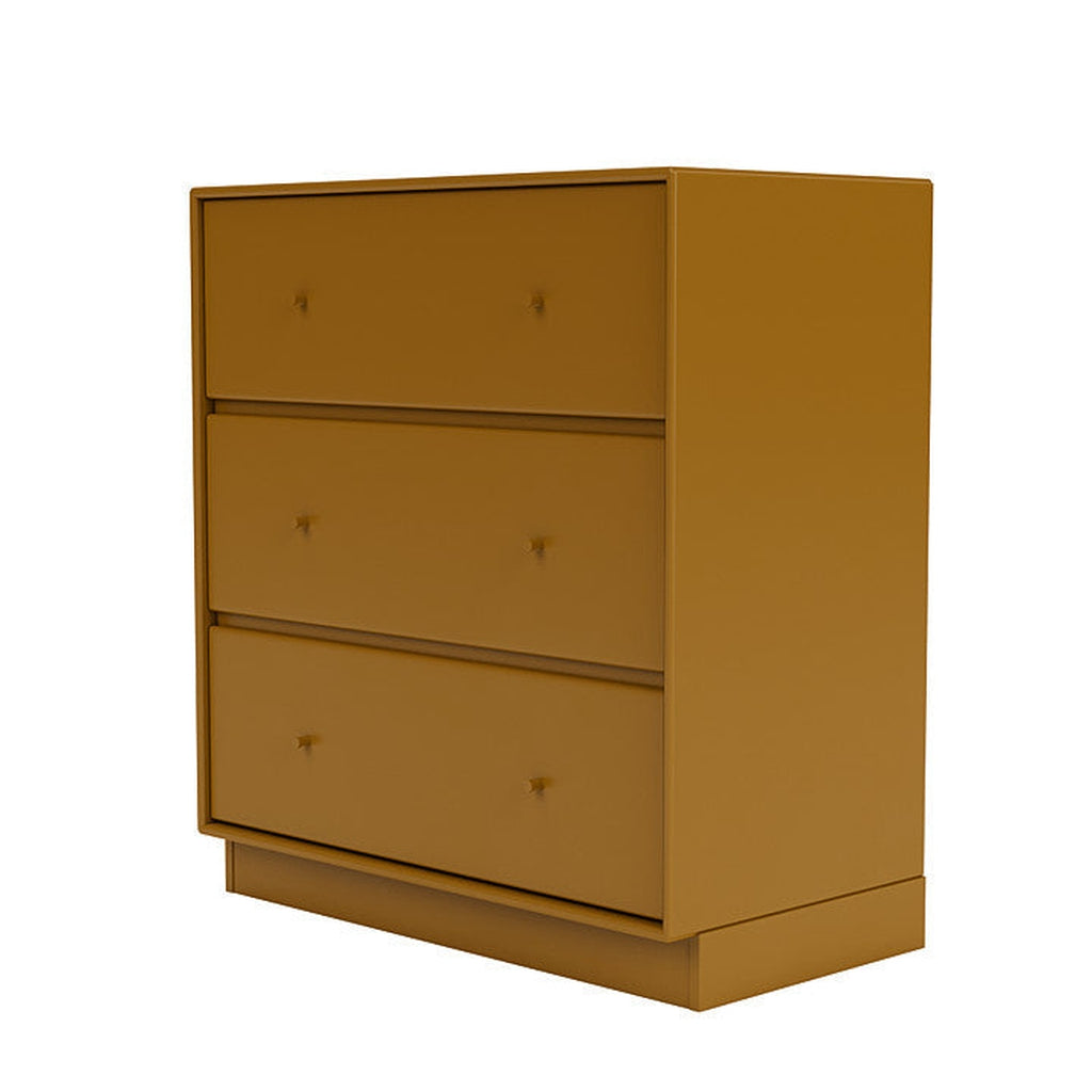 Montana Carry Dresser With 7 Cm Plinth, Amber Yellow