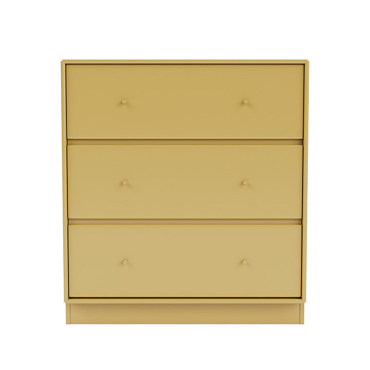 Montana Carry Dresser With 7 Cm Plinth, Cumin Yellow