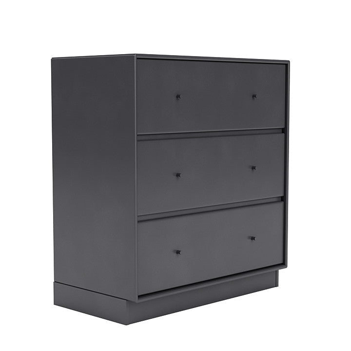 Montana Carry Dresser With 7 Cm Plinth, Coal Black