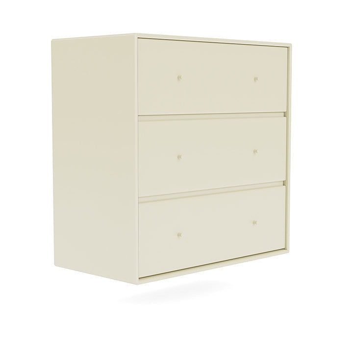 Montana Carry Dresser With Suspension Rail, Vanilla White