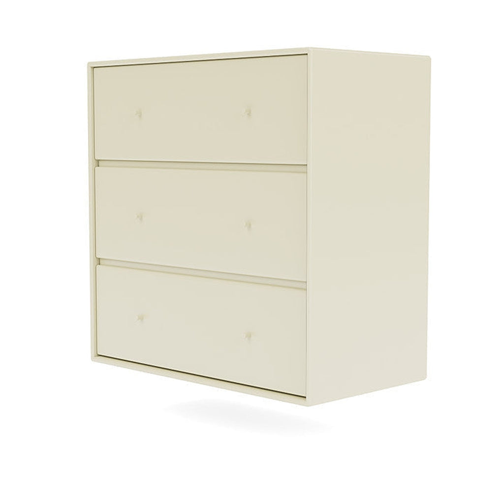 Montana Carry Dresser With Suspension Rail, Vanilla White