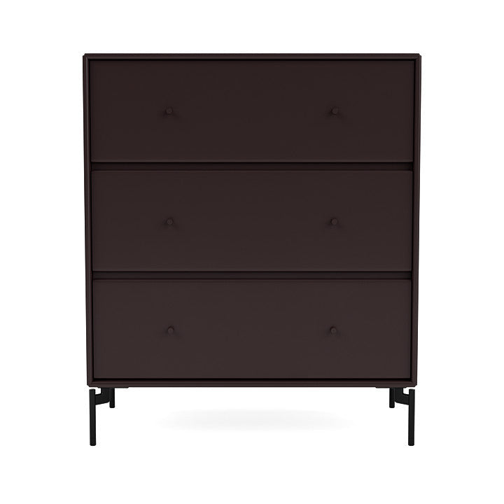 Montana Carry Dresser With Legs, Balsamic/Black