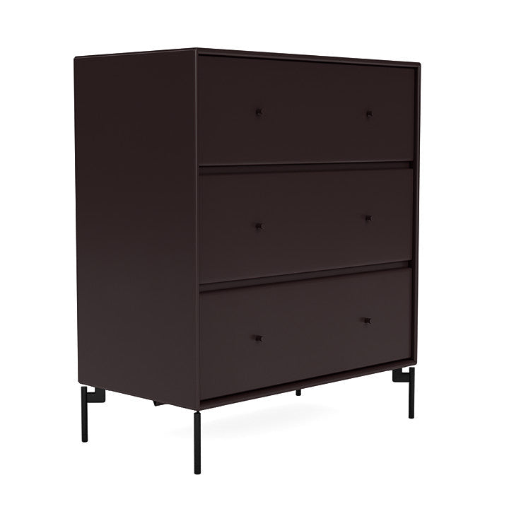 Montana Carry Dresser With Legs, Balsamic/Black