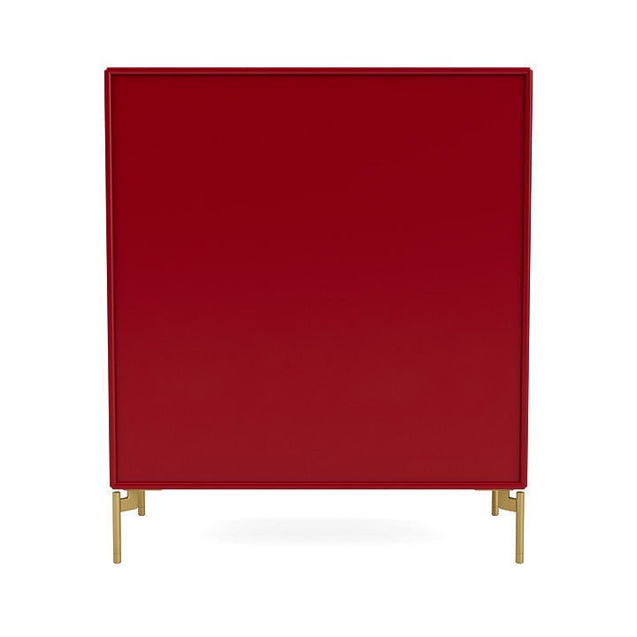 Montana Carry Dresser With Legs, Beetroot/Brass