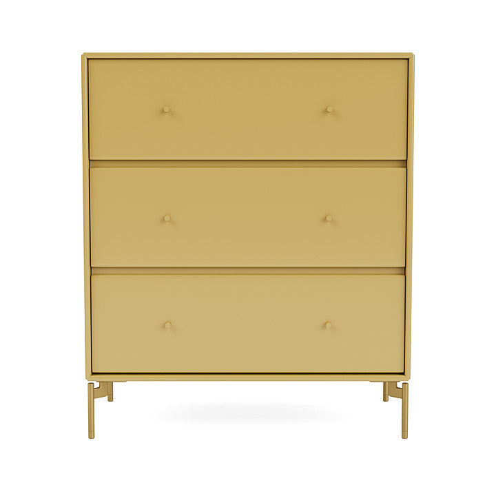 Montana Carry Dresser With Legs, Cumin/Brass