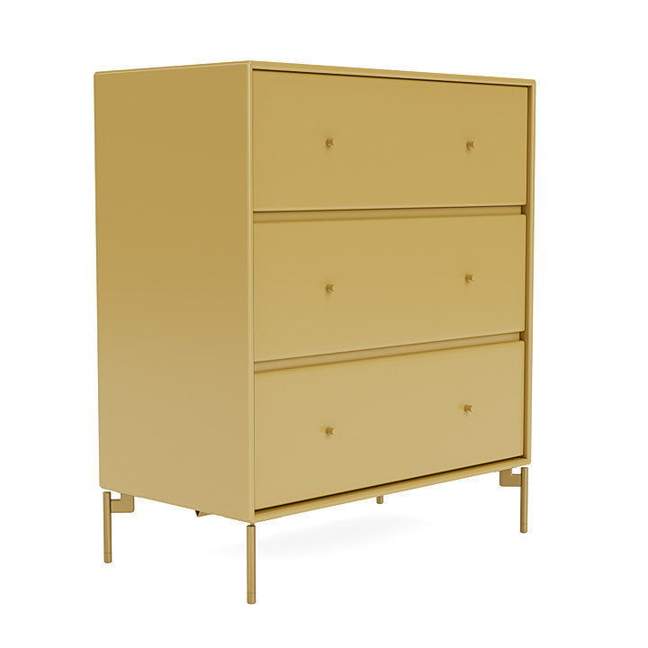 Montana Carry Dresser With Legs, Cumin/Brass