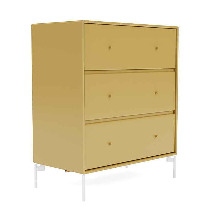 Montana Carry Dresser With Legs, Cumin/Snow White