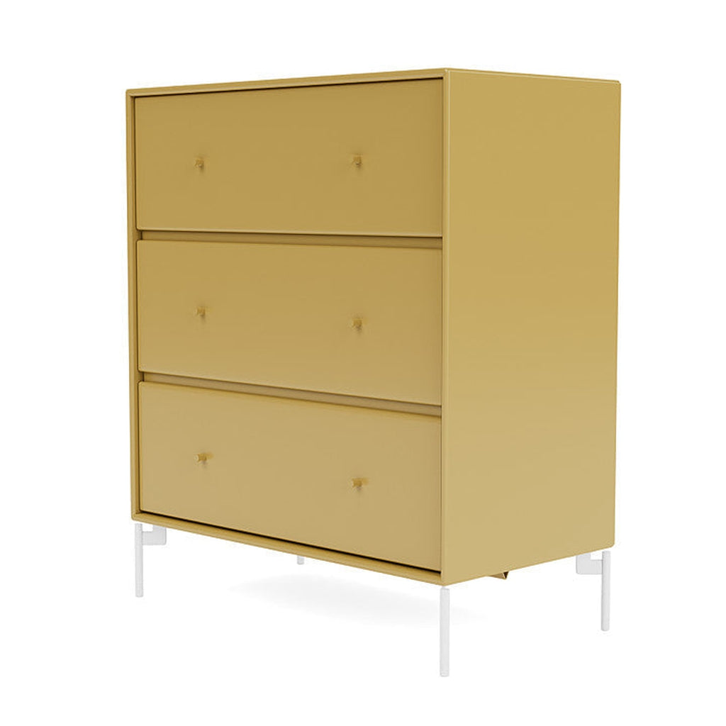 Montana Carry Dresser With Legs, Cumin/Snow White