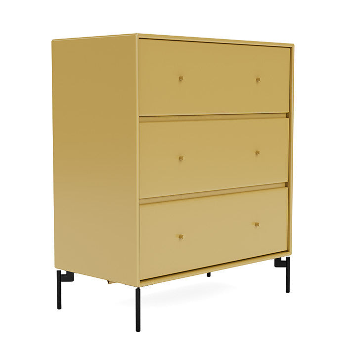 Montana Carry Dresser With Legs, Cumin/Black