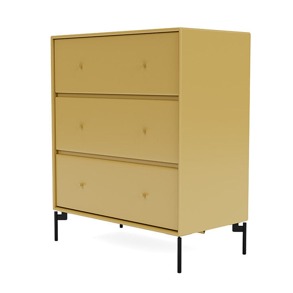 Montana Carry Dresser With Legs, Cumin/Black